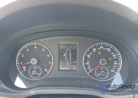 2013 Volkswagen Passat 2.5L Se из США, поврежденный, VIN 1VWBH7A39DC100988